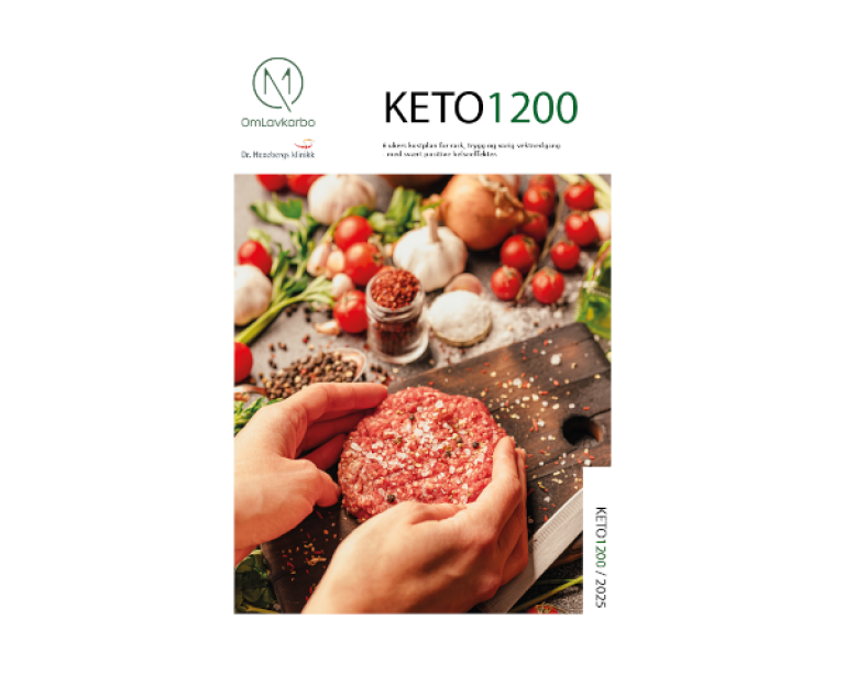 Keto1200 - Kostplan for kvinner (og menn) som vil raskt ned i vekt | E-bok